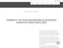 Tablet Screenshot of garbath-houseware.com